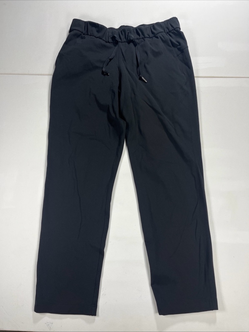 SOLD Lululemon On The Fly Pants Pull On Athleisure Active Jogger Black Womens 8